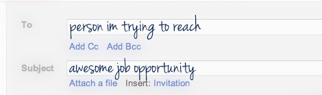How to reach out directly in your job search