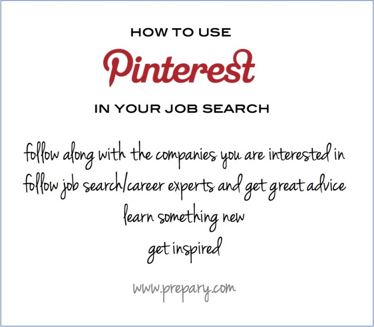How to use Pinterest for your job search The Prepary