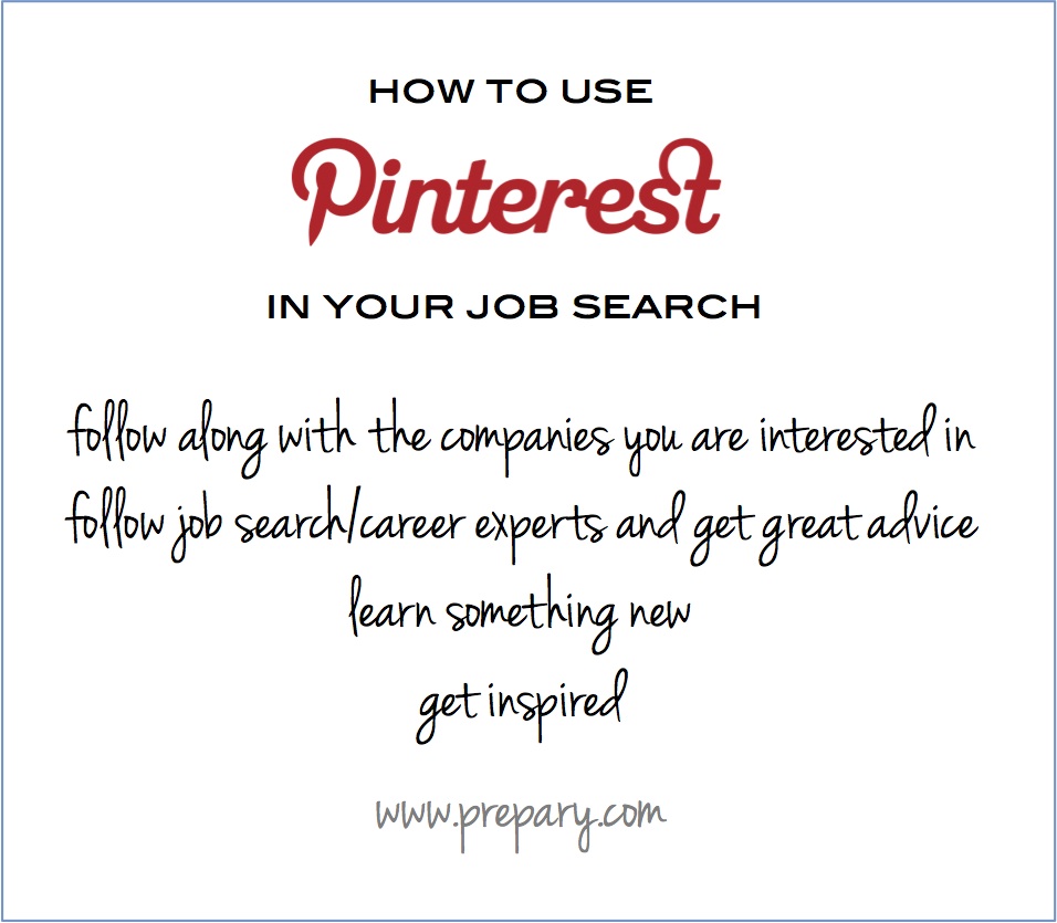 how to use pinterest in your job search