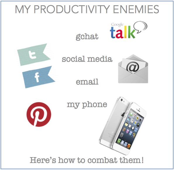 my productivity enemies