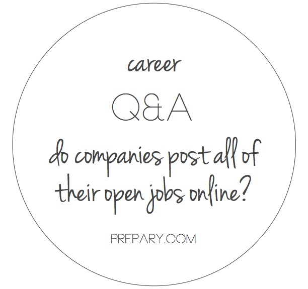 do companies post all of their jobs online