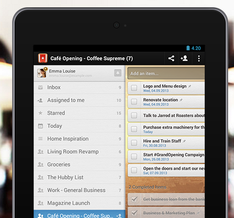 wunderlist app