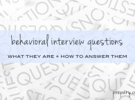 What are behavioral interview questions?