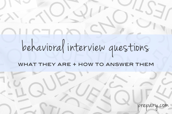 behavioral interview questions