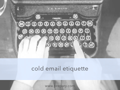 cold email etiquette