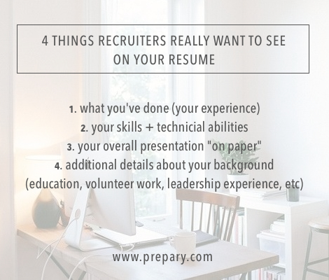 5-28-14 - What recruiters really want to see on your resume