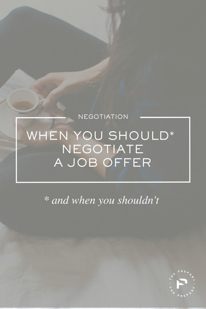 negotiate job offer