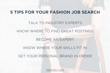 5 Tips - Fashion Job Search V2