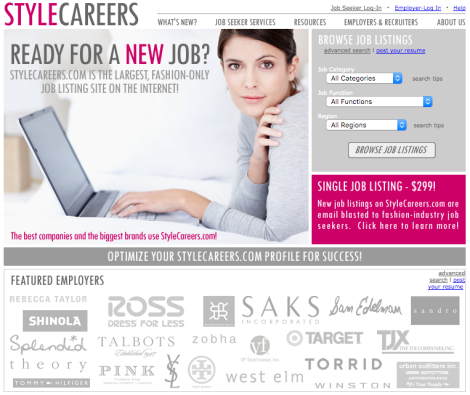 Fashion Job Search - Job Boards