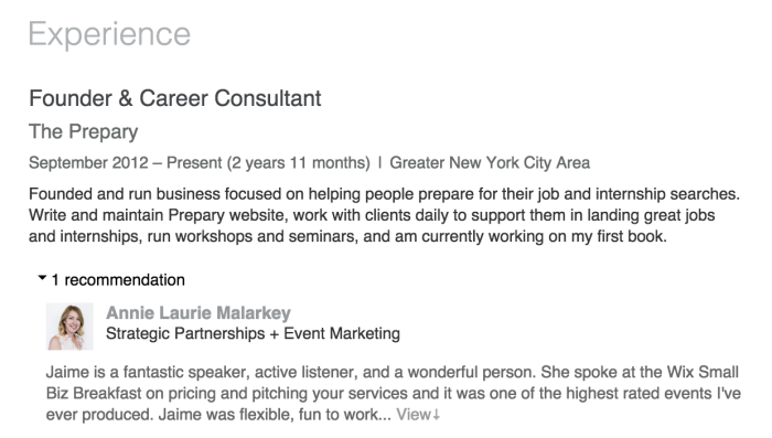career-to-do-ask-for-a-linkedin-recommendation-the-prepary