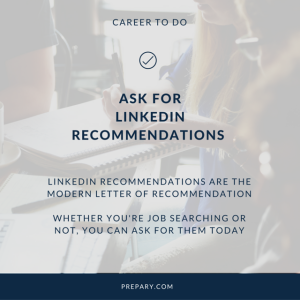 ask for a linkedin recommendation
