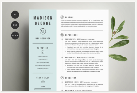 creative resume - good example