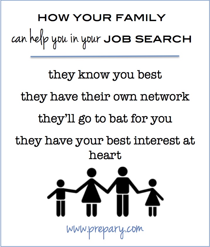 how your family can help you in your job search