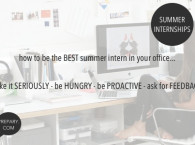 How to be the best summer intern in your office