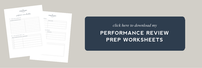 free performance review worksheet